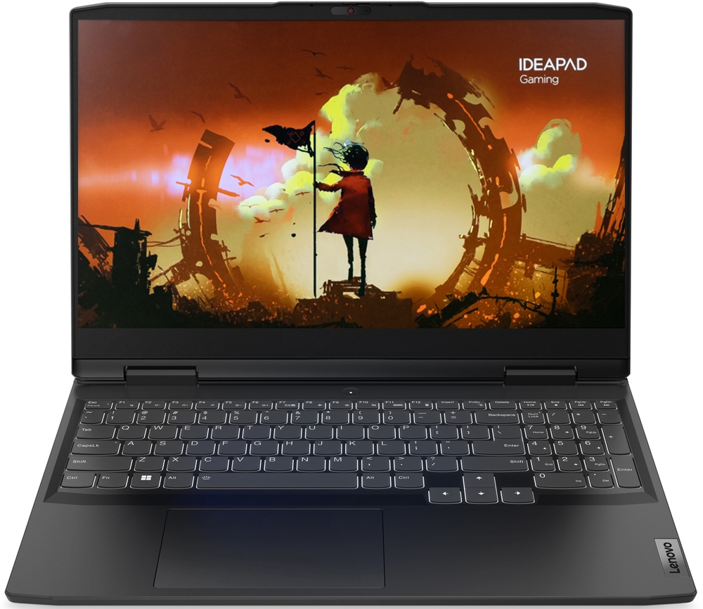 Laptop Lenovo Gaming 15.6'' IdeaPad 3 15ARH7, FHD IPS 120Hz, Procesor AMD Ryzen™ 5 6600H (16M Cache, up to 4.5 GHz), 16GB DDR5, 512GB SSD, GeForce RTX 3050 Ti 4GB, No OS, Onyx Grey