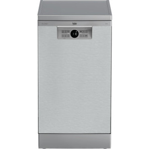 Masina de spalat vase Beko BDFS26020XQ, Slim, 10 seturi, 6 programe, Clasa E, ProSmart Inverter, Hygiene Intense, Fast+, 45 cm, Inox