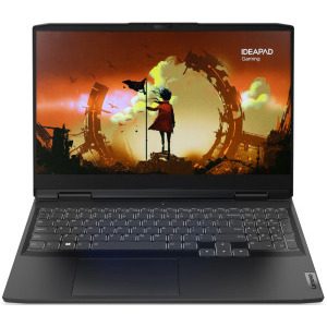 Lenovo Gaming 15.6'' IdeaPad 3 15ARH7, FHD IPS 120Hz, Procesor AMD Ryzen™ 5 7535HS (16M Cache, up to 4.55 GHz), 16GB DDR5, 512GB SSD, GeForce RTX 2050 4GB, No OS, Onyx Grey