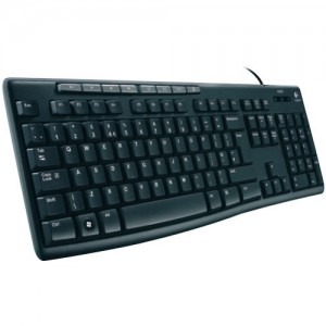 Logitech Media Keyboard K200 black