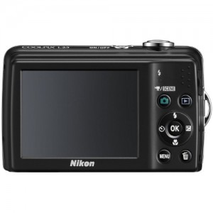 Nikon CoolPix L23 black + SD 2GB +  Bundle Nikon - husa si incarcator
