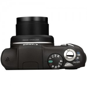 Canon PowerShot SX130 IS Black + Incarcator + Acumulatori + husa + card SD 4G