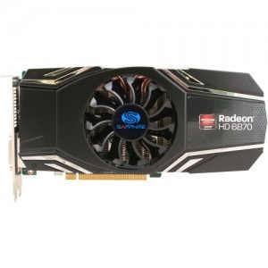 Sapphire Radeon HD6870 1GB GDDR5 256-bit DisplayPort
