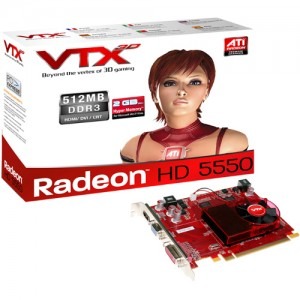 VTX3D Radeon HD5550 512MB DDR3 128-bit v2