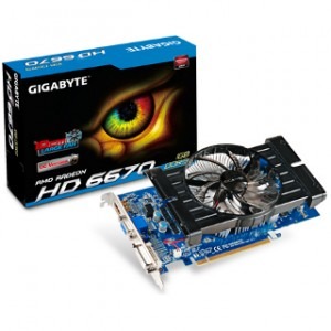 GIGABYTE Radeon HD6670 OC 1GB DDR3 128-bit