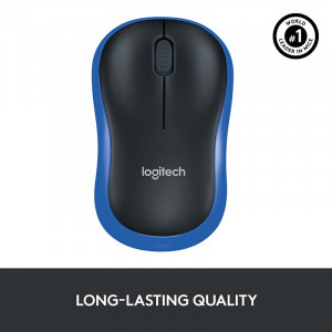Logitech M185, Wireless, Blue