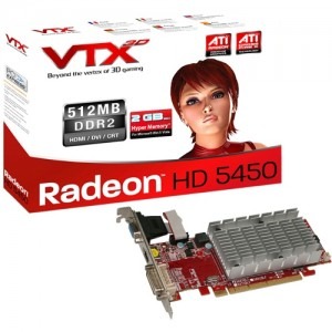 VTX3D Radeon HD5450 512MB DDR2 64-bit