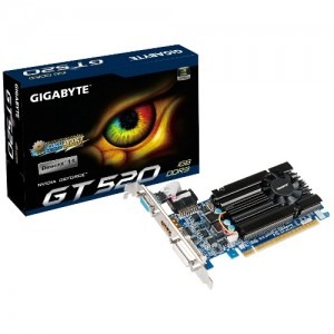 GIGABYTE GeForce GT 520 1GB DDR3 64-bit