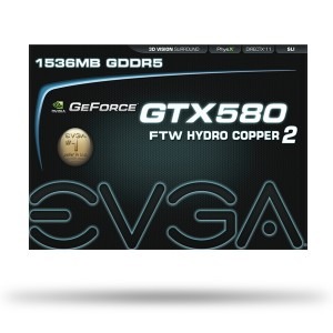EVGA GeForce GTX 580 FTW Hydro Copper 2 1.53GB GDDR5 384-bit