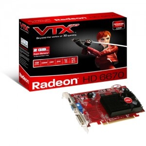 VTX3D Radeon HD6670 1GB DDR3 128-bit