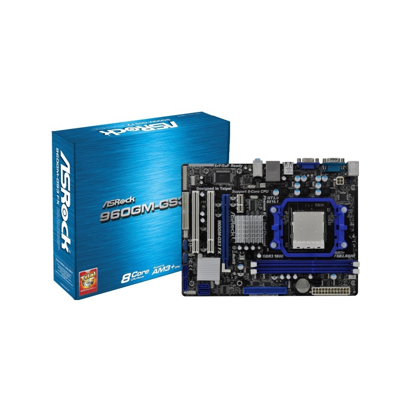 Asrock 960gm gs3 fx проверка совместимости