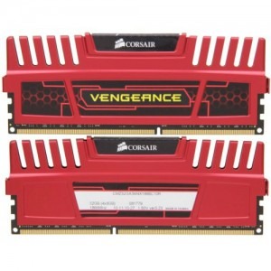 Corsair Vengeance Red 32GB DDR3 1866MHz CL10 Quad Channel Kit