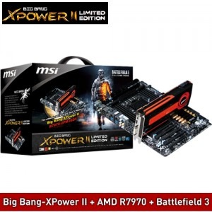 MSI Big Bang-XPower II Limited Edition: Big Bang-XPower II + R7970-2PMD3GD5 + Battlefield 3 bundle