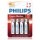 Philips LongLife 4x AA LR6 blister