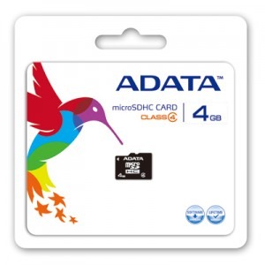 ADATA Micro SDHC 4GB Clasa 4