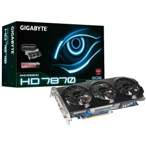 GIGABYTE Radeon HD7870 GHz Edition OC WindForce 3X 2GB GDDR5 256-bit