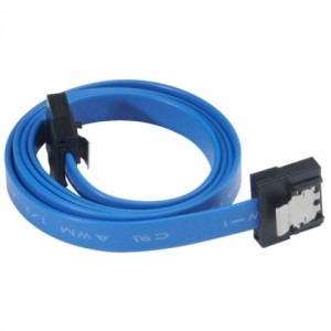 AKASA Cablu SATA M - SATA M, 30cm, albastru