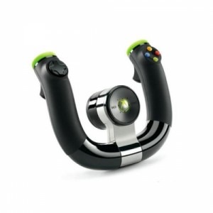 Microsoft Xbox 360 Wireless Speed Wheel + joc Sega Rally