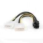 Gembird 2x 3-pin Molex Male - 6-pin PCIe Female