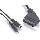 Gembird Cablu SCART M - S-Video+audio M, 3 m, negru