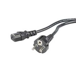 Hama Schuko Male - IEC 320 C13 Female, 2.5m, black