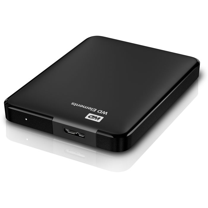Hard disk extern WD Elements Portable 1TB USB 3.0 Black