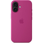 Apple Protectie pentru spate, material silicon, cu MagSafe pentru iPhone 16, culoare Fuchsia