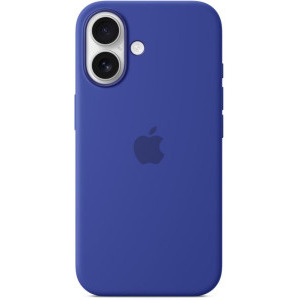 Apple Protectie pentru spate, material silicon, cu MagSafe pentru iPhone 16, culoare Ultramarine