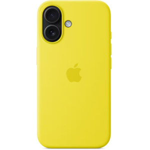 Apple Protectie pentru spate, material silicon, cu MagSafe pentru iPhone 16, culoare Star Fruit
