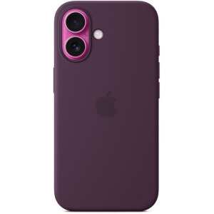Apple Protectie pentru spate, material silicon, cu MagSafe pentru iPhone 16 Plus, culoare Plum