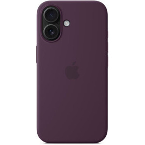 Apple Protectie pentru spate, material silicon, cu MagSafe pentru iPhone 16 Plus, culoare Plum