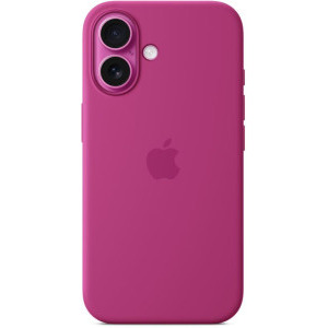 Apple Protectie pentru spate, material silicon, cu MagSafe pentru iPhone 16 Plus, culoare Fuchsia