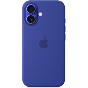 Apple Protectie pentru spate, material silicon, cu MagSafe pentru iPhone 16 Plus, culoare Ultramarine