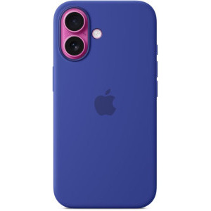 Apple Protectie pentru spate, material silicon, cu MagSafe pentru iPhone 16 Plus, culoare Ultramarine