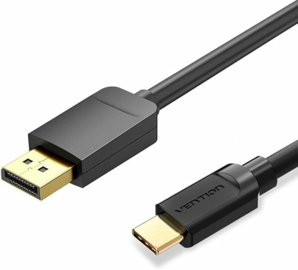 Cablu video Vention USB-C Male - DisplayPort Male, 2 m, Negru