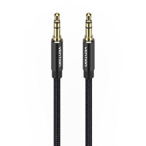 Vention Jack 3.5 mm Male - Jack 3.5 mm Male, 1m, negru