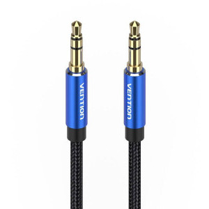 Vention Jack 3.5 mm Male - Jack 3.5 mm Male, 0.5m, albastru