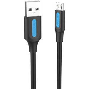 Vention USB 2.0 Male - microUSB 2.0 Male, 3m, negru