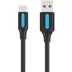 Vention USB Male la USB-C Male, 1.5 m, Black, amperaj maxim suportat 3A