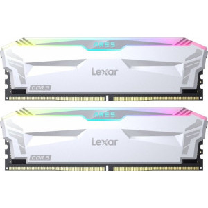 Memorie Lexar ARES RGB White 32GB DDR5 6400MHz CL32 Dual Channel Kit