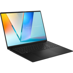 ASUS 16'' Vivobook S 16 OLED M5606KA, FHD+, Procesor AMD Ryzen™ Al 7 350 (16M Cache, up to 5.0 GHz), 24GB LPDDR5X, 1TB SSD, AMD Radeon 860M, No OS, Neutral Black
