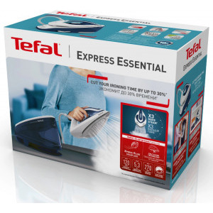 Tefal Statie de calcat Express Easy SV6116E0, 2200W, 120g/min, Albastru/Alb