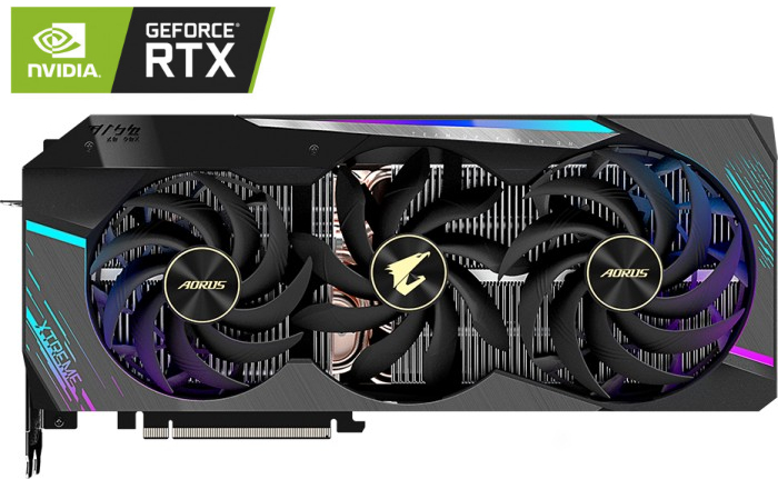 Placa video GIGABYTE AORUS GeForce RTX 3080 XTREME 10GB GDDR6X 320-bit