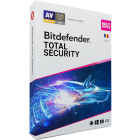 Antivirus Bitdefender Total Security Multi-Device, 5 Dispozitive, 1 An, Licenta noua, Retail