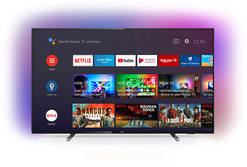 Televizor LED Philips Smart TV 58PUS7805/12 Seria PUS7805/12 146cm gri-negru 4K UHD HDR Ambilight cu 3 laturi