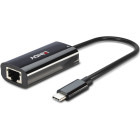 Placa de retea LINDY Gigabit USB 3.2 Tip C cu Power Delivery 3.0