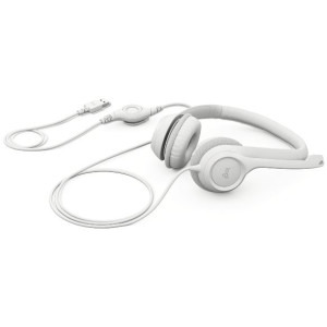 Logitech On-Ear, H390 Stereo White