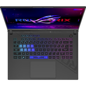 ASUS Gaming 16'' ROG Strix G16 G614JU, QHD+ 240Hz, Procesor Intel® Core™ i7-13650HX (24M Cache, up to 4.90 GHz), 16GB DDR5, 512GB SSD, GeForce RTX 4050 6GB, No OS, Eclipse Gray