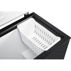 Heinner HCF-205NHBKF+, 200 L, Clasa F, Control electronic, Iluminare LED, Negru