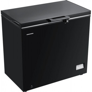 Heinner HCF-205NHBKF+, 200 L, Clasa F, Control electronic, Iluminare LED, Negru
